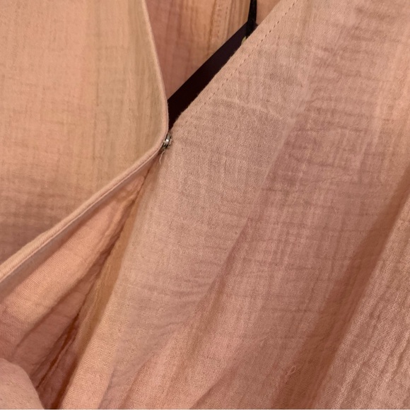 Ava & Viv Top Women's Plus Size 2X Balloon L/S Blush Color V Neck ** 1 Flaw ** - Picture 5 of 13